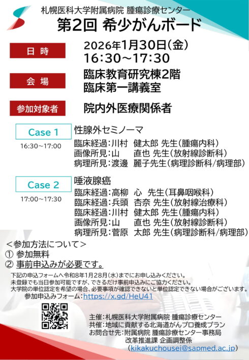 第2回　希少がんボード