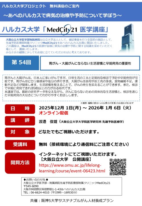 第54回　MedCity21医学講座